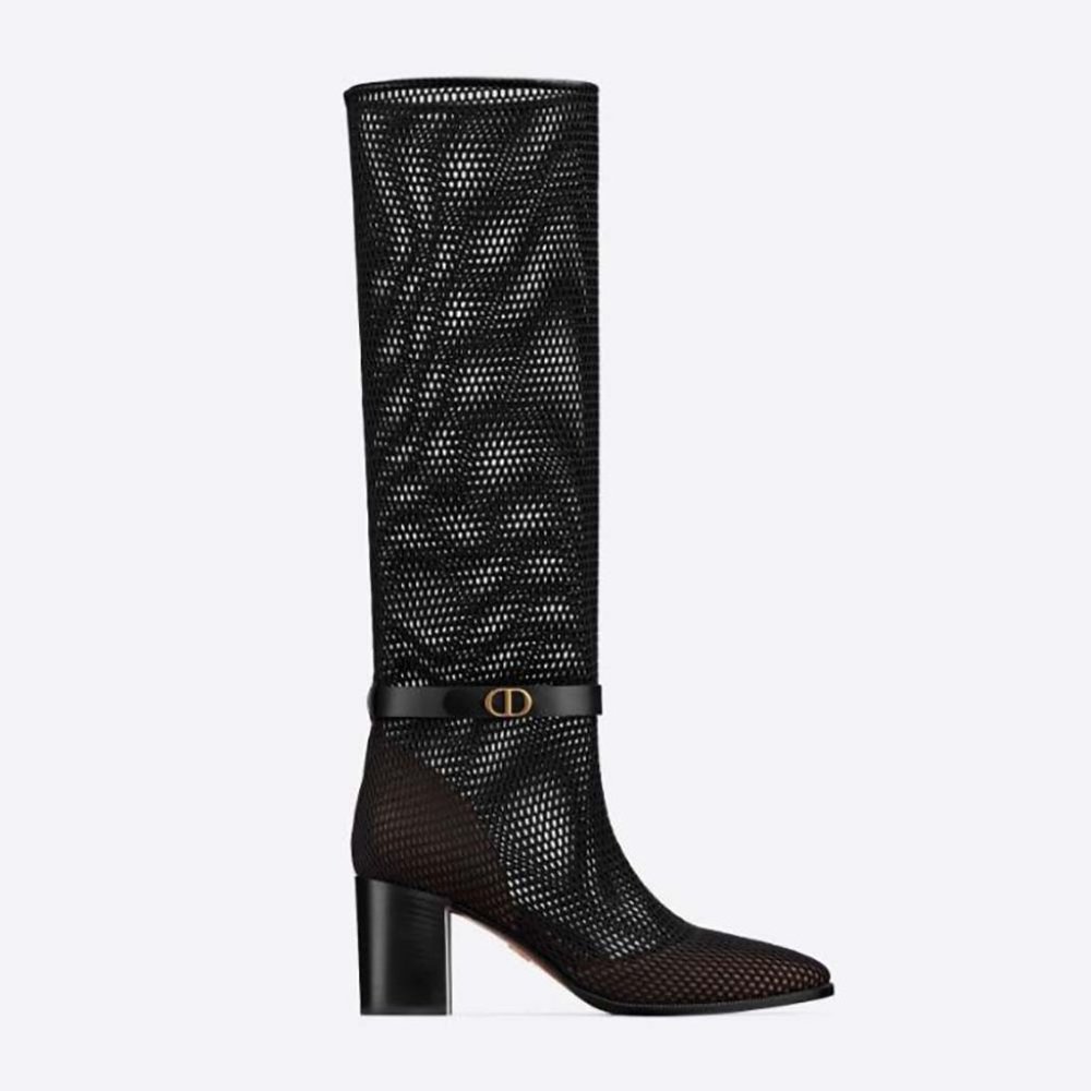 Dior Empreinte Mesh Leather Boots